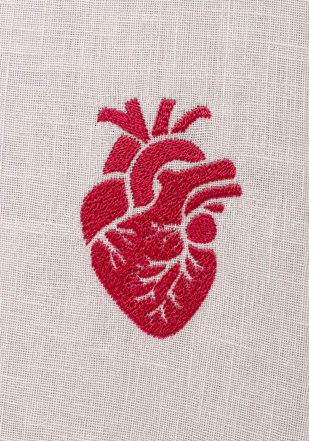 Pure linen Surgical Heart Shirt