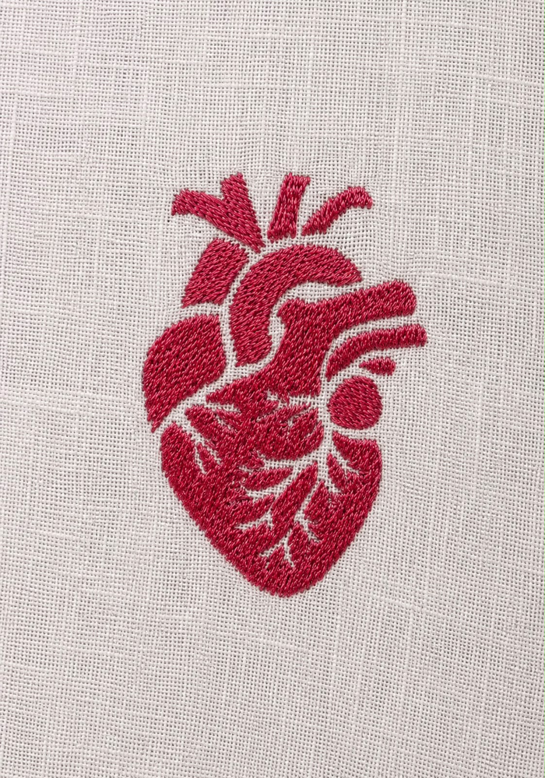 Pure linen Surgical Heart Shirt