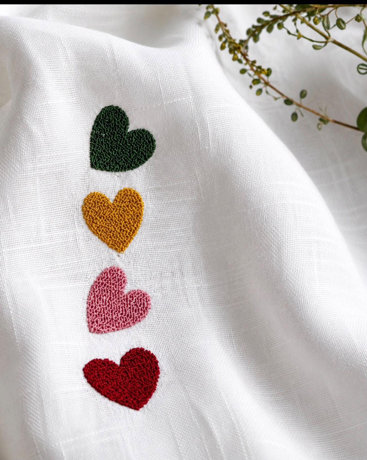 Whimsical Hearts Linen Shirt